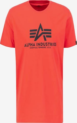 raudona ALPHA INDUSTRIES Marškinėliai: priekis