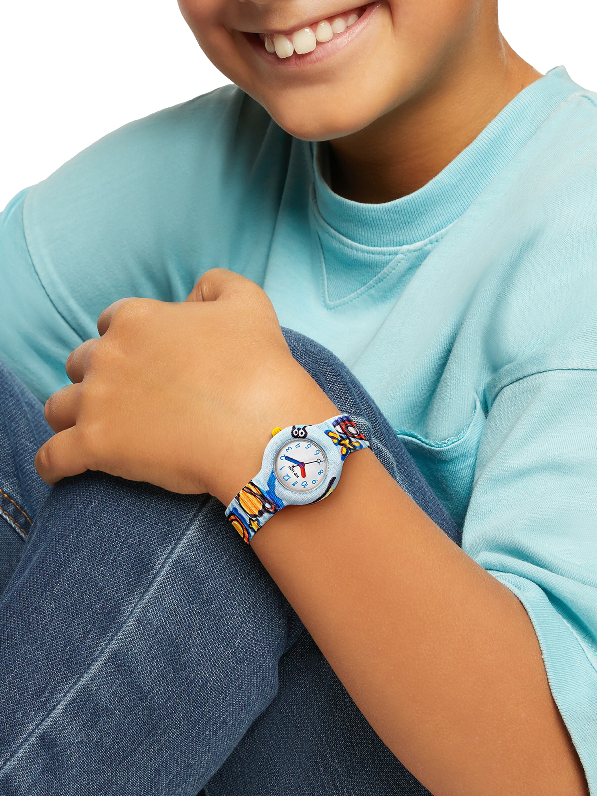 Hip Hop Analoog horloge 'KIDS FUN' in Gemengde kleuren