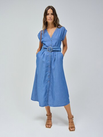 Salsa Jeans Jurk in Blauw