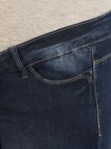 Mamalicious Curve Slimfit Jeans 'Jackson' in Blau