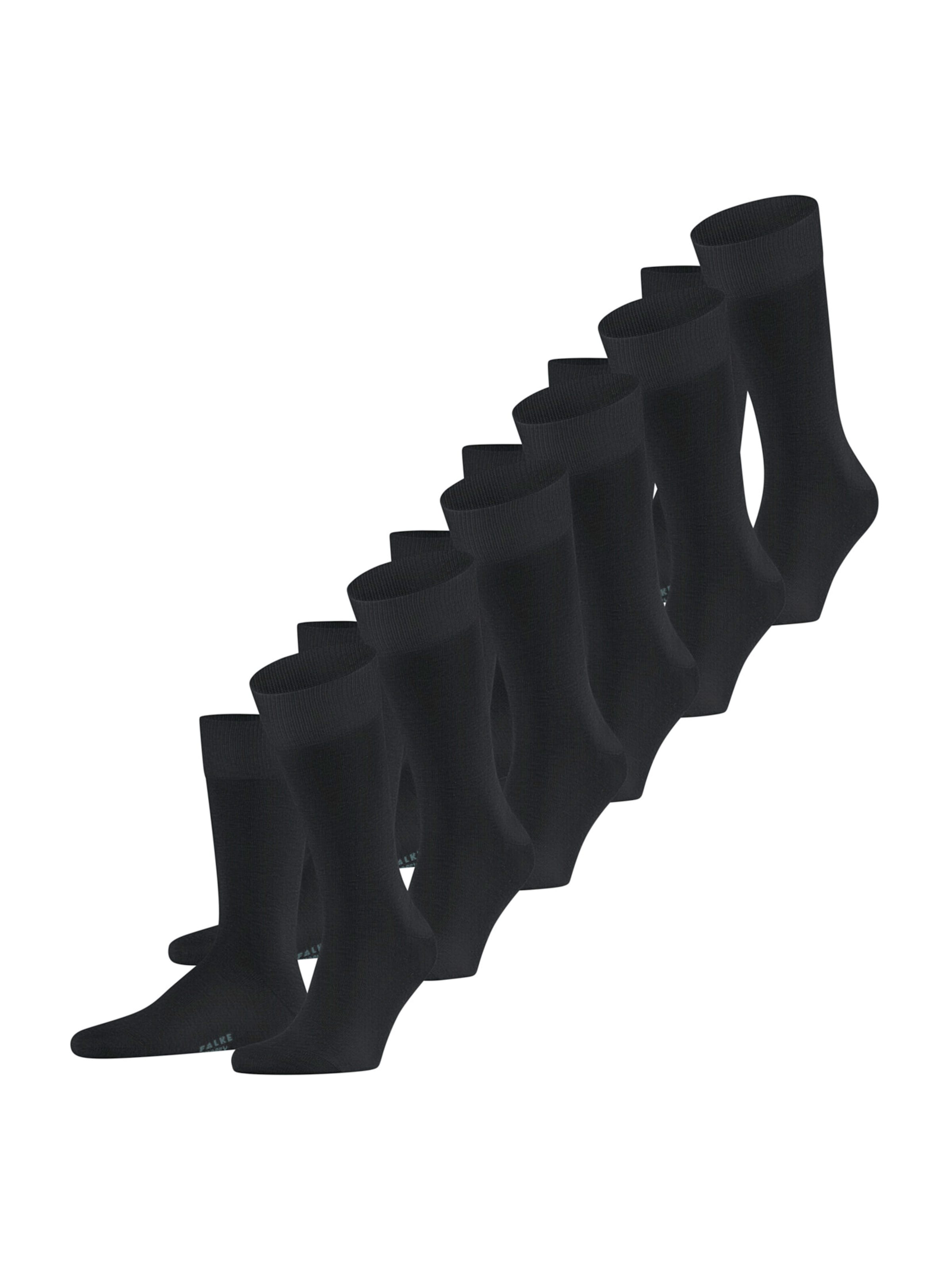 Șosete 'Happy' de la FALKE pe negru