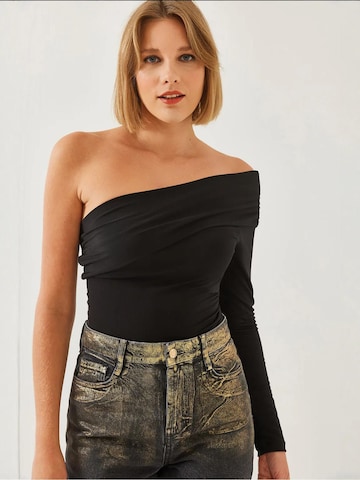 T-shirt Bianco Lucci en noir : devant