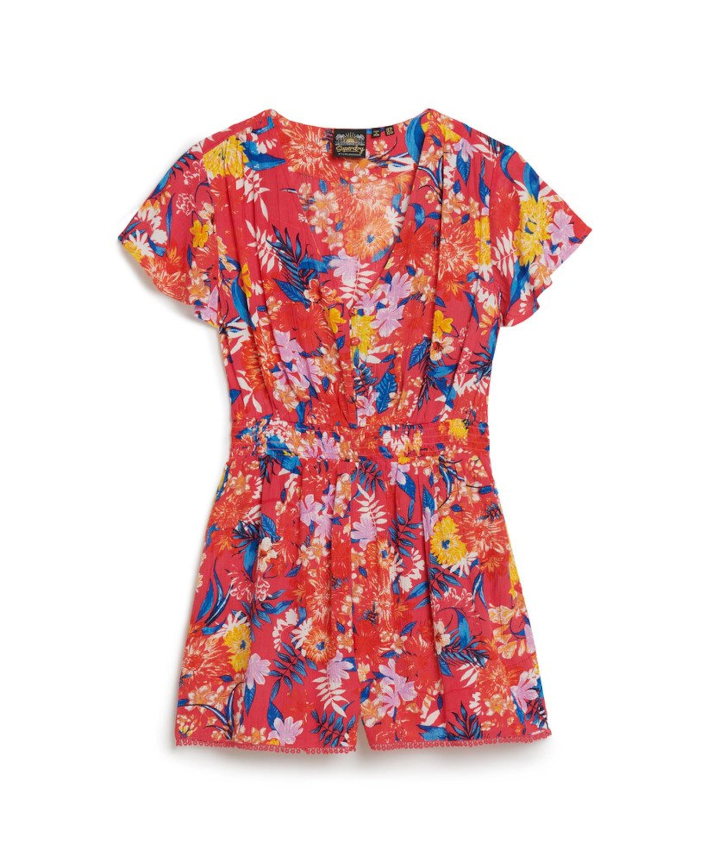 Superdry & Co Комбинезон в Ярко-розовый: спереди