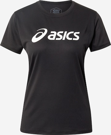 ASICS Λειτουργικό μπλουζάκι σε μαύρο: μπροστά