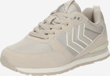 Hummel Matalavartiset tennarit 'Monaco 86' värissä beige: etupuoli