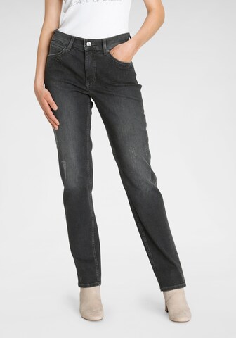 MAC Slim fit Jeans 'Melanie' in Grey: front