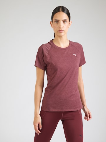 PUMA Performance shirt 'VELOCITY' in Red: front