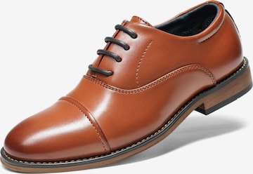 Bruno Marc Lage schoen in Bruin: voorkant
