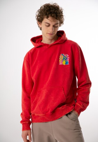 ET Nos Sweatshirt in Rood: voorkant