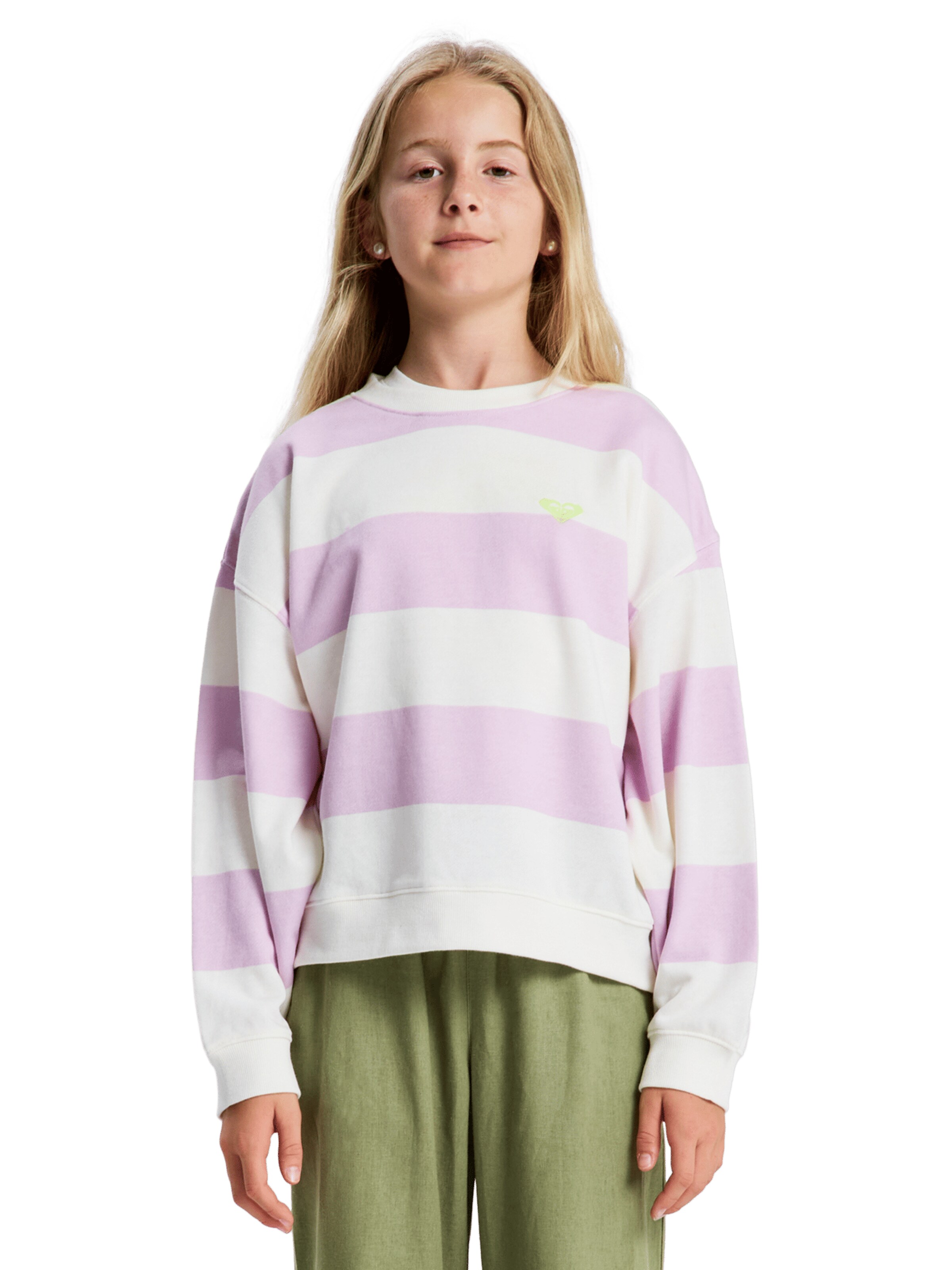 ROXY Sweatshirt 'Little Things' in Purple: front