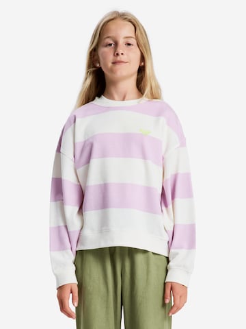 ROXY Sweatshirt 'Little Things' in Purple: front