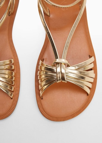 MANGO KIDS Sandals 'Temis-a' in Gold