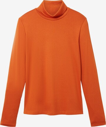 T-shirt TOM TAILOR en orange : devant