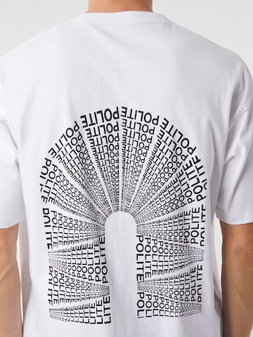 Young Poets Shirt 'Layout Yoricko' in White