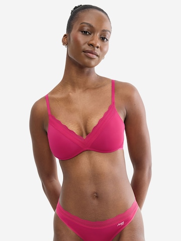 SLOGGI BH ' Blue GO Blush ' in Roze: voorkant