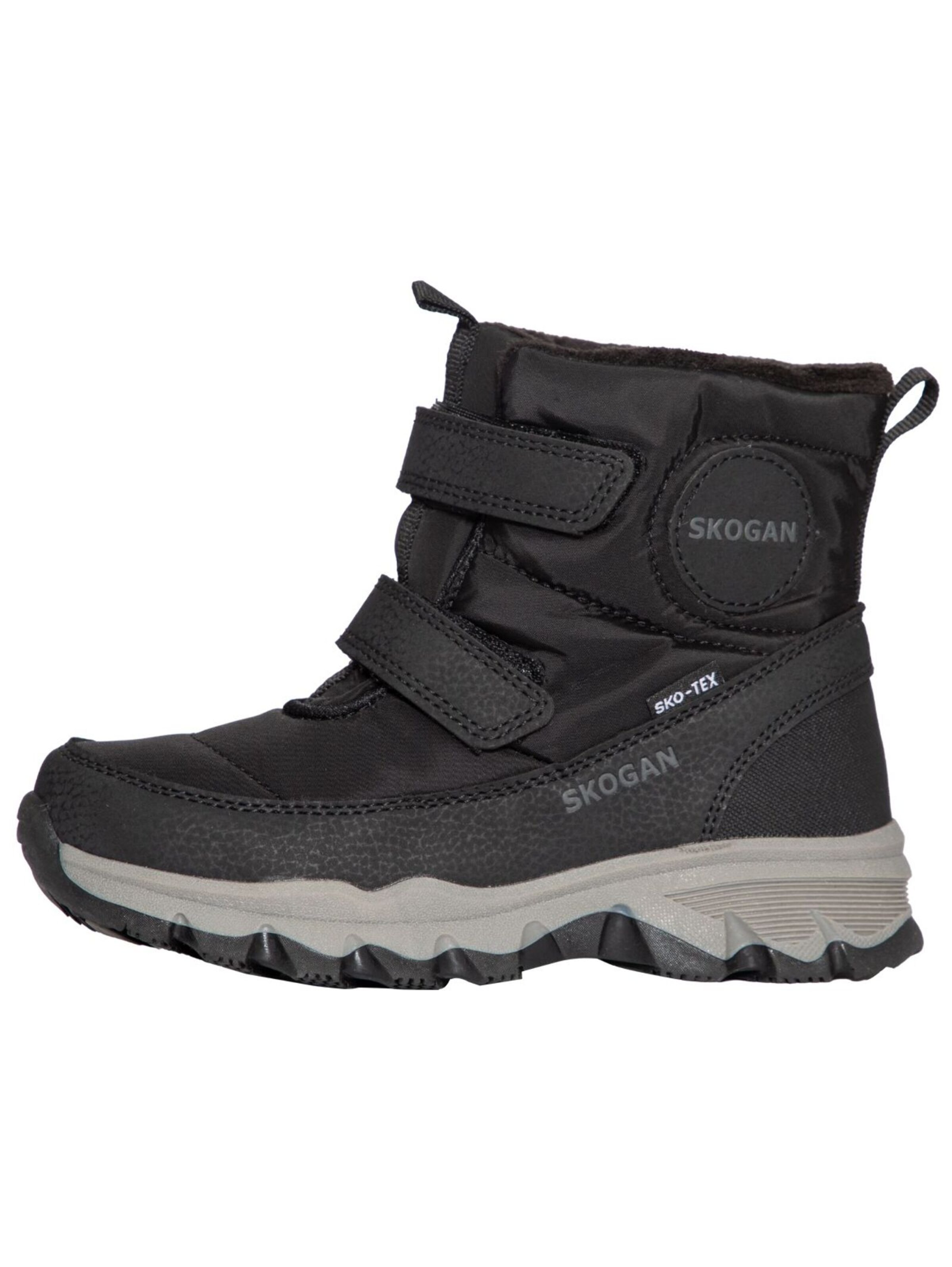 Boots da neve di SKOGAN in nero: lato