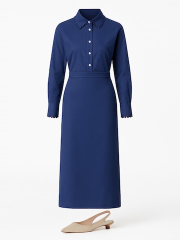 Touche Prive Rok in Blauw: voorkant