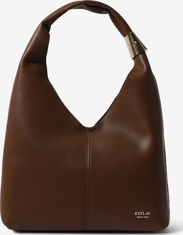 Sac bandoulière REPLAY en marron : devant