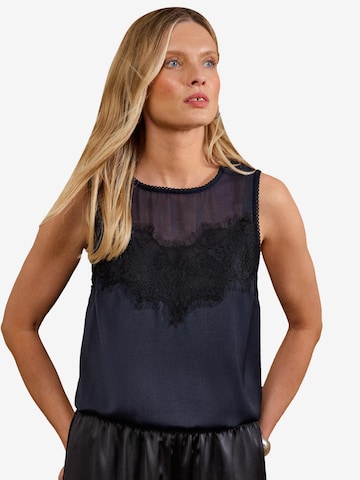 Camicia da donna di love & roses in blu: frontale