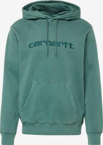 Bluză de molton de la Carhartt WIP pe verde: față