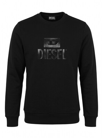 DIESEL Sweater 'S-GIR TONE ON TONE' in Black: front