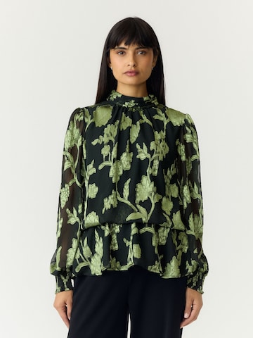 YAS - Blusa 'DASH' en negro: frente