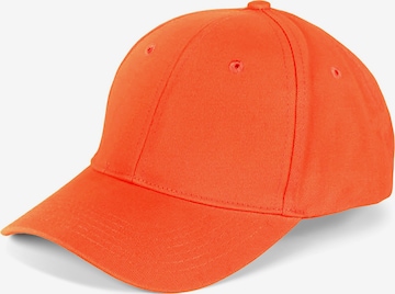 styleBREAKER Cap 'Baseball Cap Einfarbig' in Orange: front