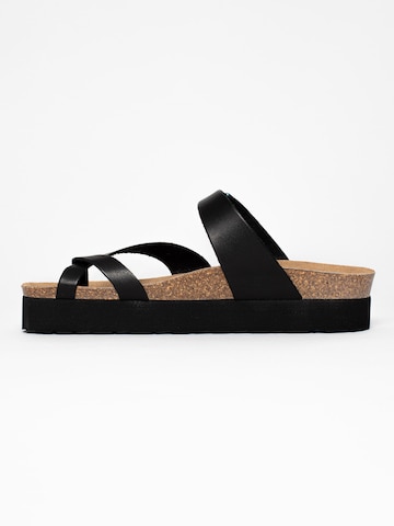 Bayton Teenslipper 'Andromac' in Zwart