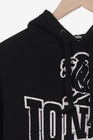 LONSDALE Sweatshirt & Zip-Up Hoodie in S in Black
