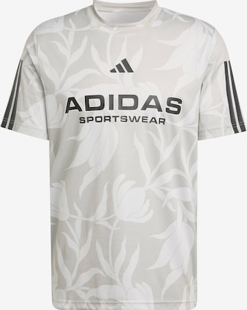 T-Shirt fonctionnel 'Tiro' ADIDAS SPORTSWEAR en gris : devant