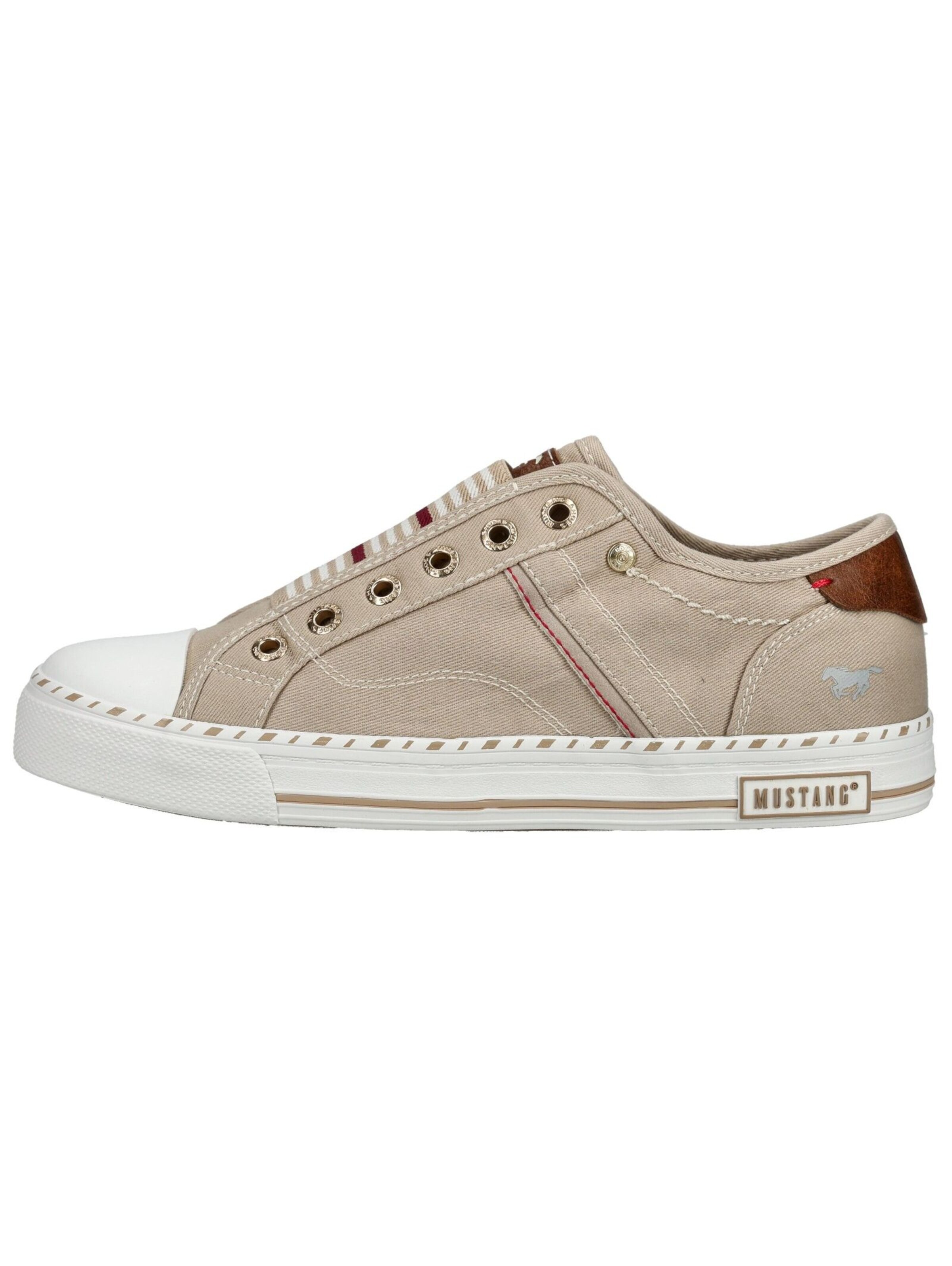 MUSTANG Platform trainers in Beige