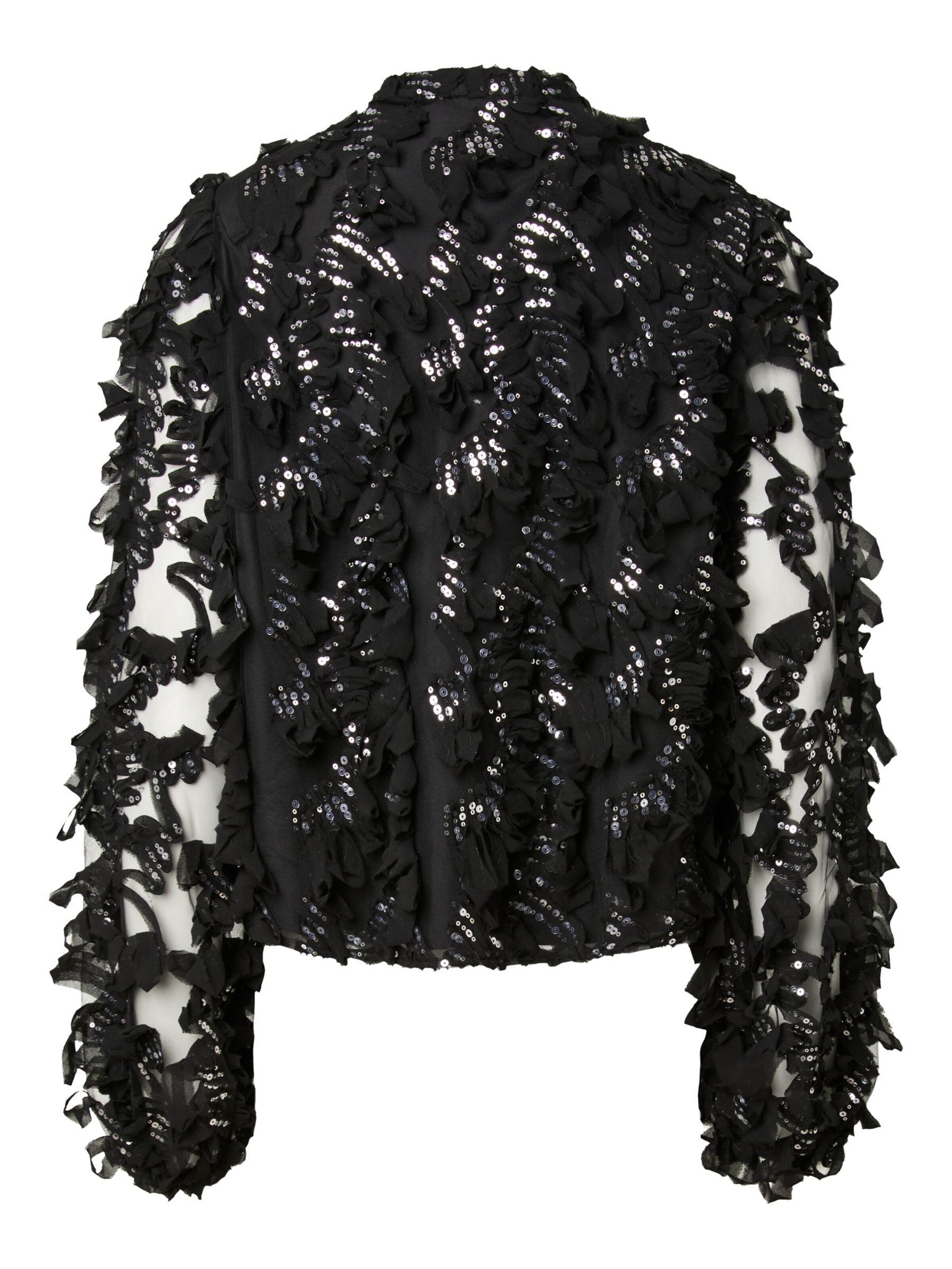 YAS - Blusa 'ABELONE' en negro