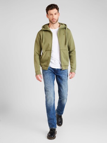 Regular fit Giacca di felpa 'Premium Core' di G-Star RAW in verde