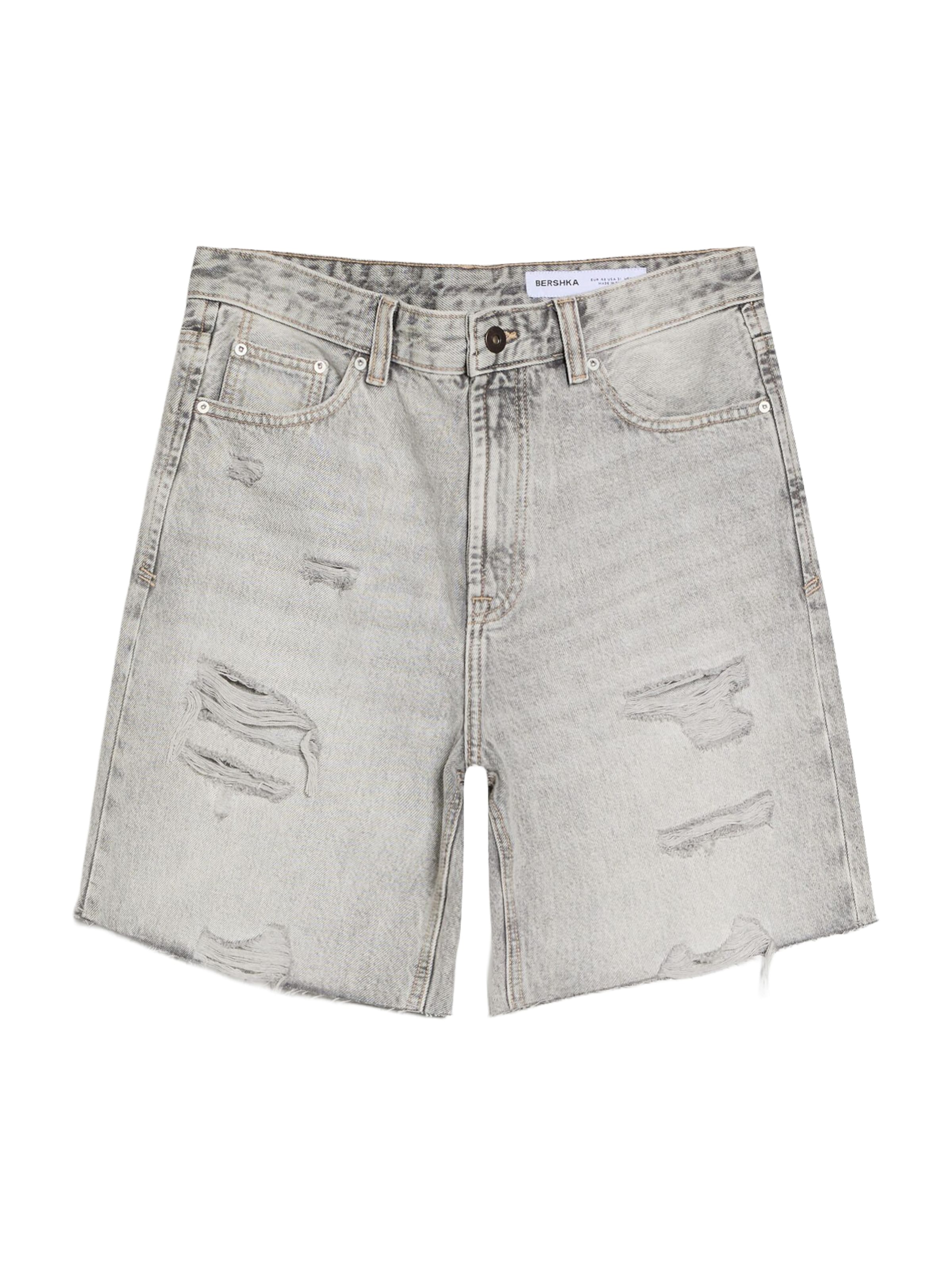 Bershka Дънки в сиво: отпред