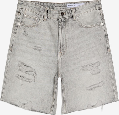 Bershka Farkut värissä harmaa denim, Tuotenäkymä