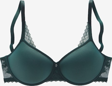 Soutien-gorge minimiseur LASCANA en vert : devant