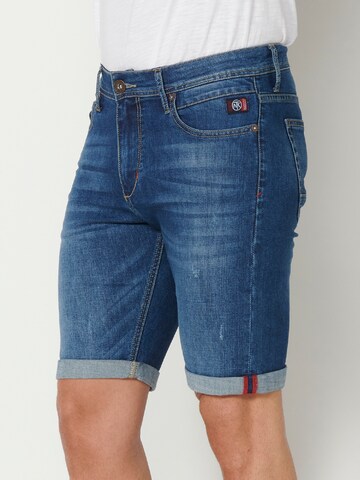 mėlyna KOROSHI Standartinis Džinsai