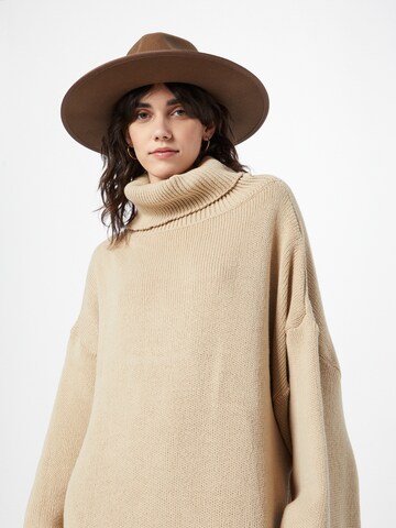 Abito in maglia di Misspap in beige