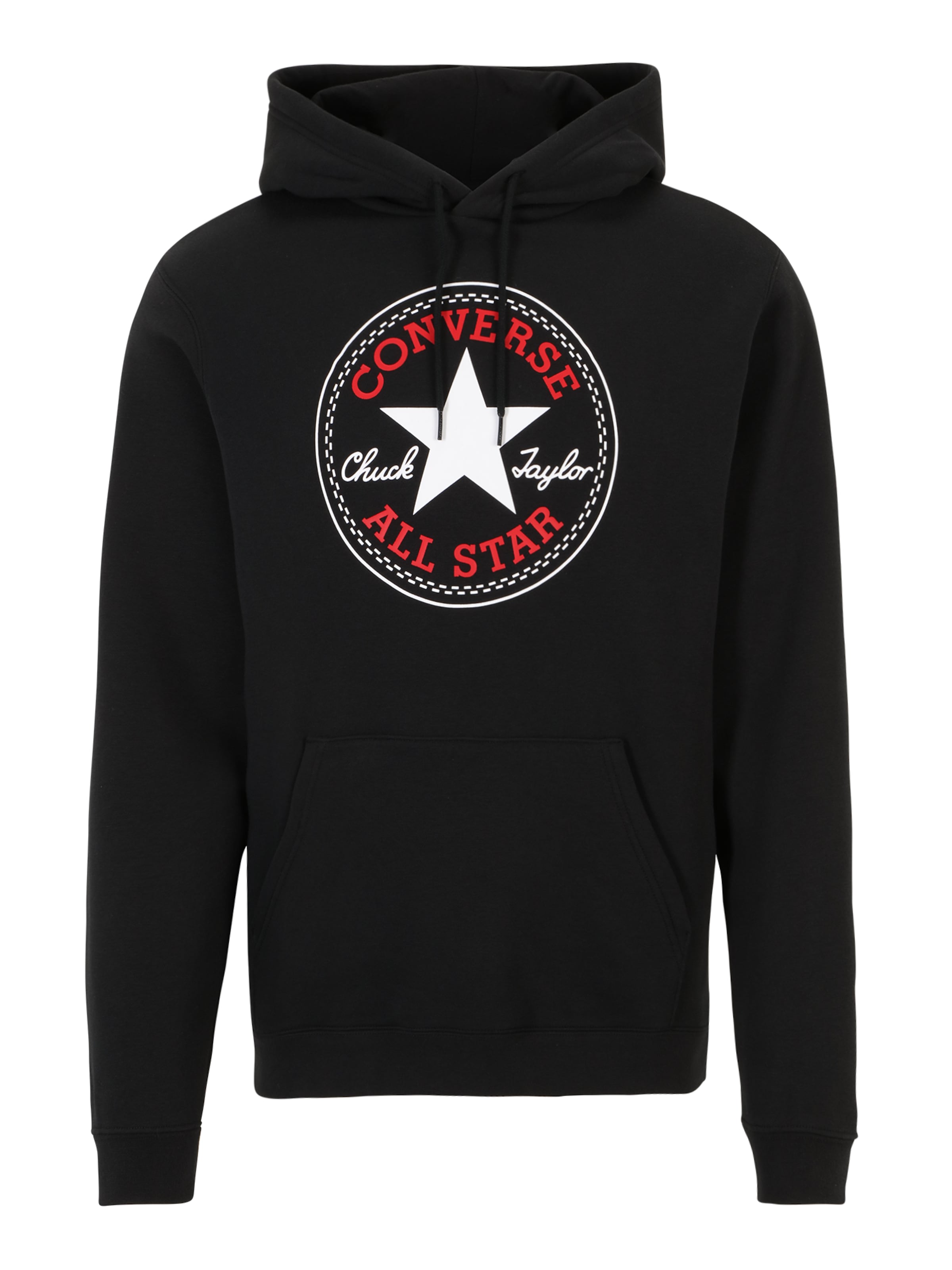 CONVERSE Sweatshirt 'Go-To All Star' i sort: forside