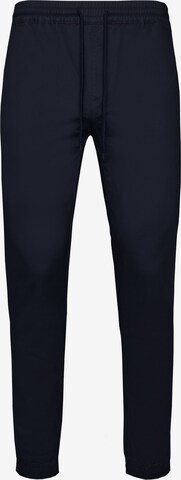 Champion Authentic Athletic Apparel Regular Broek ' Elastic Cuff ' in Blauw: voorkant