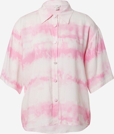 River Island Μπλούζα 'TIE DYE' σε ανοικτό ροζ / λευκό, Άποψη προϊόντος
