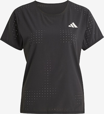 T-shirt fonctionnel 'Adizero' ADIDAS PERFORMANCE en noir : devant
