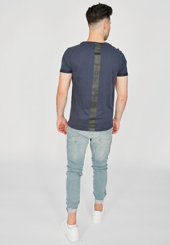 TOP GUN Shirt 'TG20213011' in Blauw