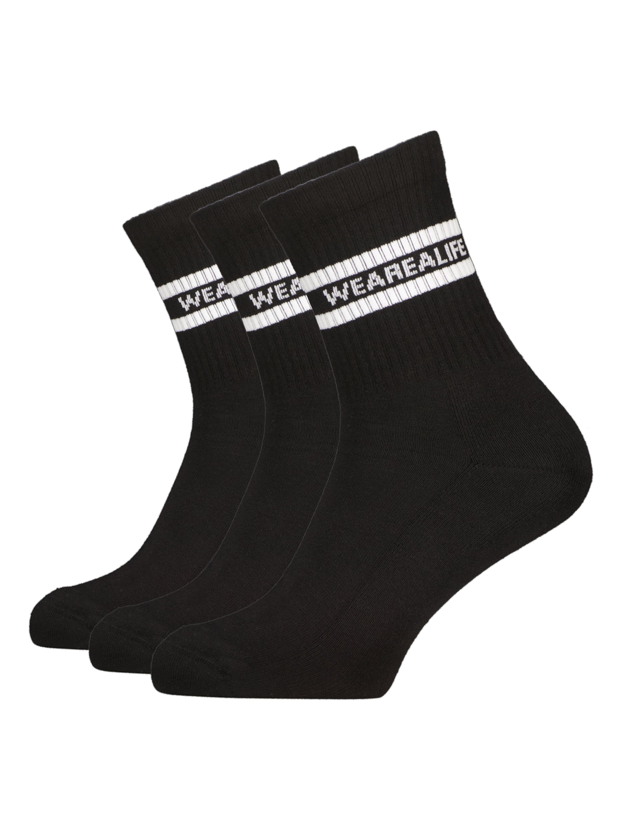 Alife and Kickin Socks 'HenjaAK' in Black: front