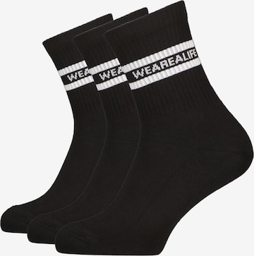 Alife and Kickin Socken 'HenjaAK' in Schwarz: Vorderseite