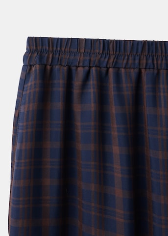 MANGO Wide leg Trousers 'DARA' in Blue