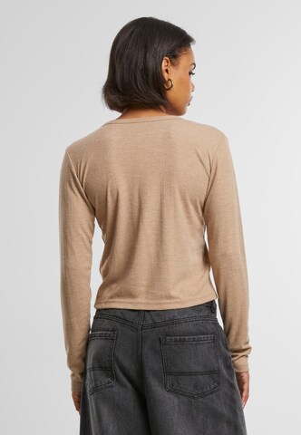 Urban Classics Knit cardigan in Beige