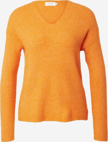 ONLY Pullover 'CAMILLA' in Orange: predná strana