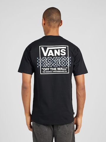 Tricou 'OFF THE WALL CHECKER' de la VANS pe negru
