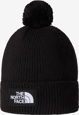 juoda THE NORTH FACE Megzta kepurė: priekis